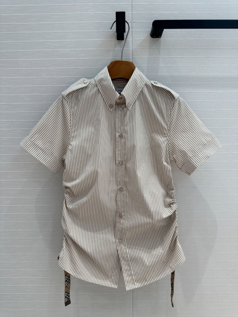 Burberry Spring/Summer 2025 Timeless Striped Shirt Beige