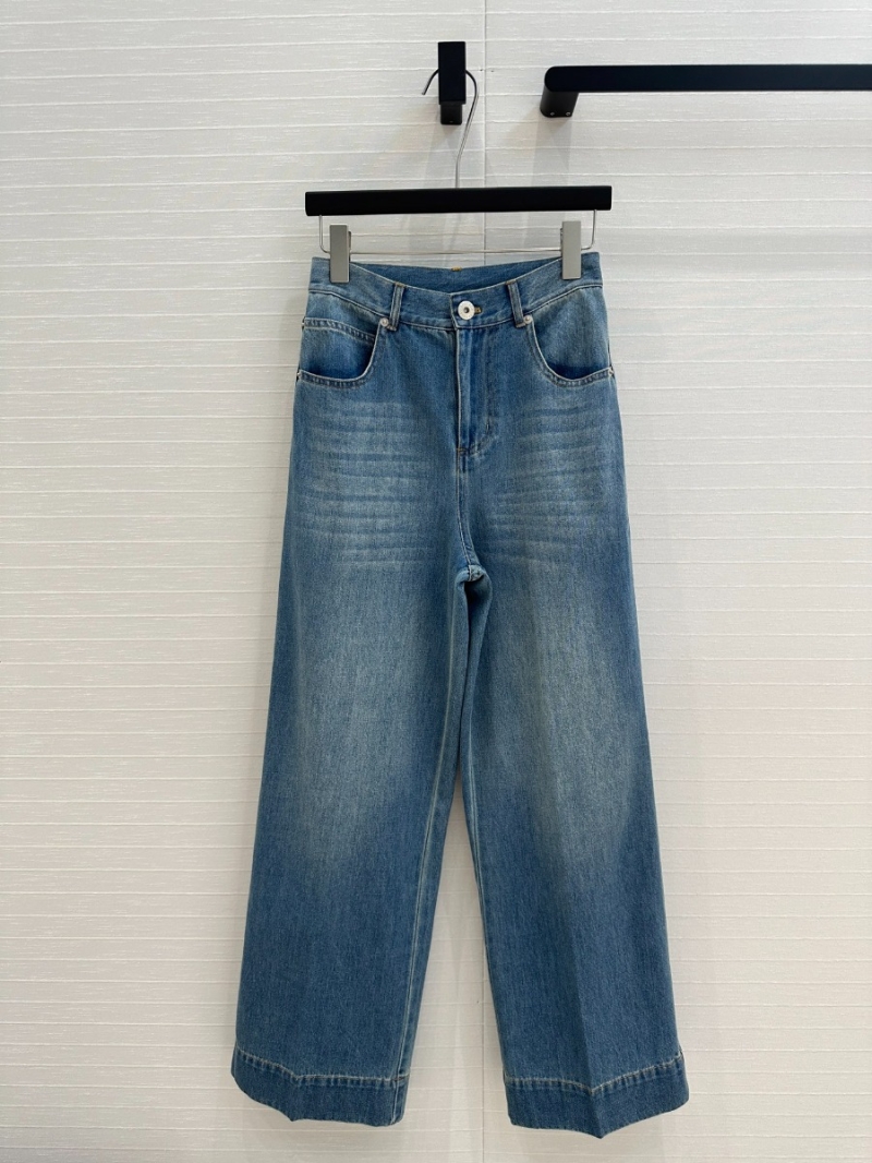 Bottega Veneta High-Street Sleek Wide-Leg Jeans in Denim