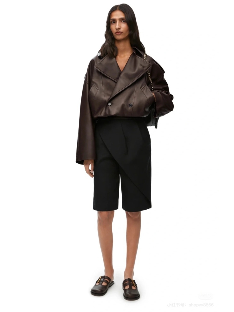 Loewe Spring/Summer Modern Bermuda Shorts in Black