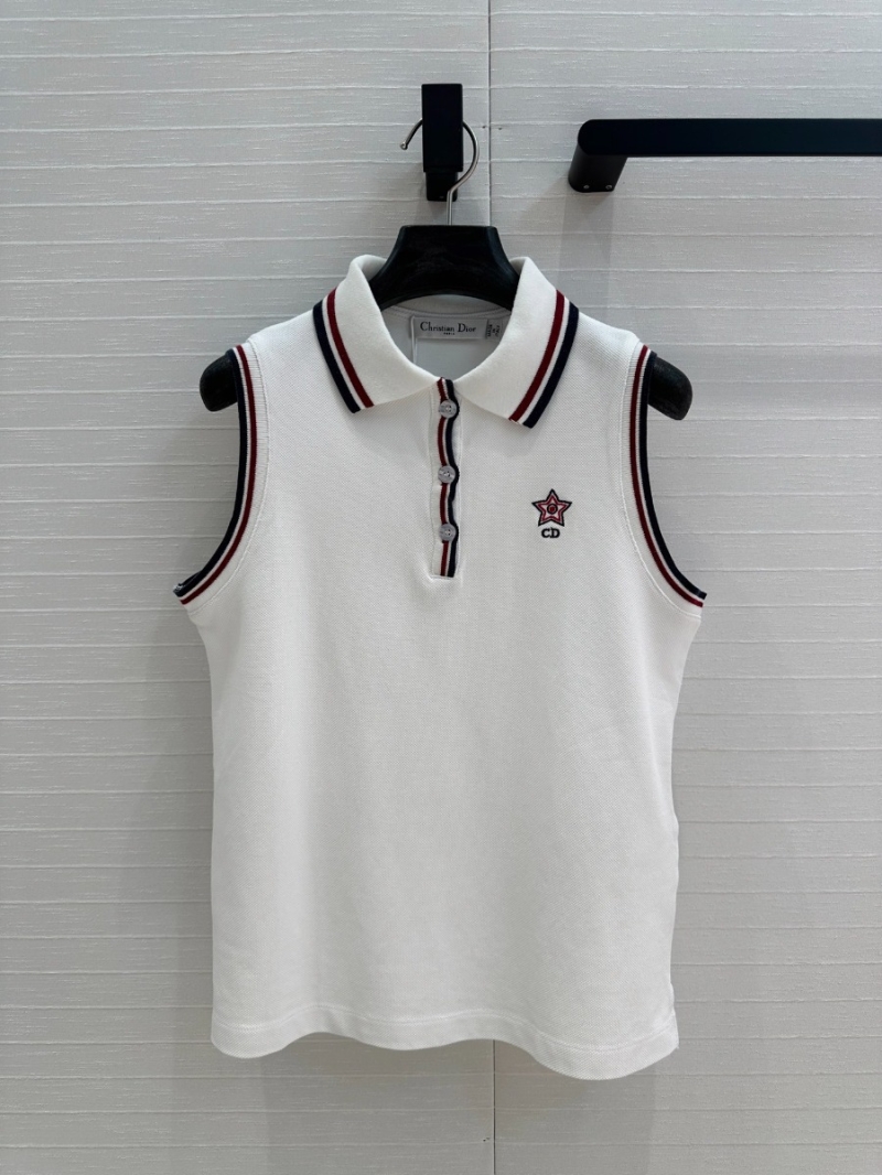Dior Spring/Summer Sporty Tennis Tank Top White