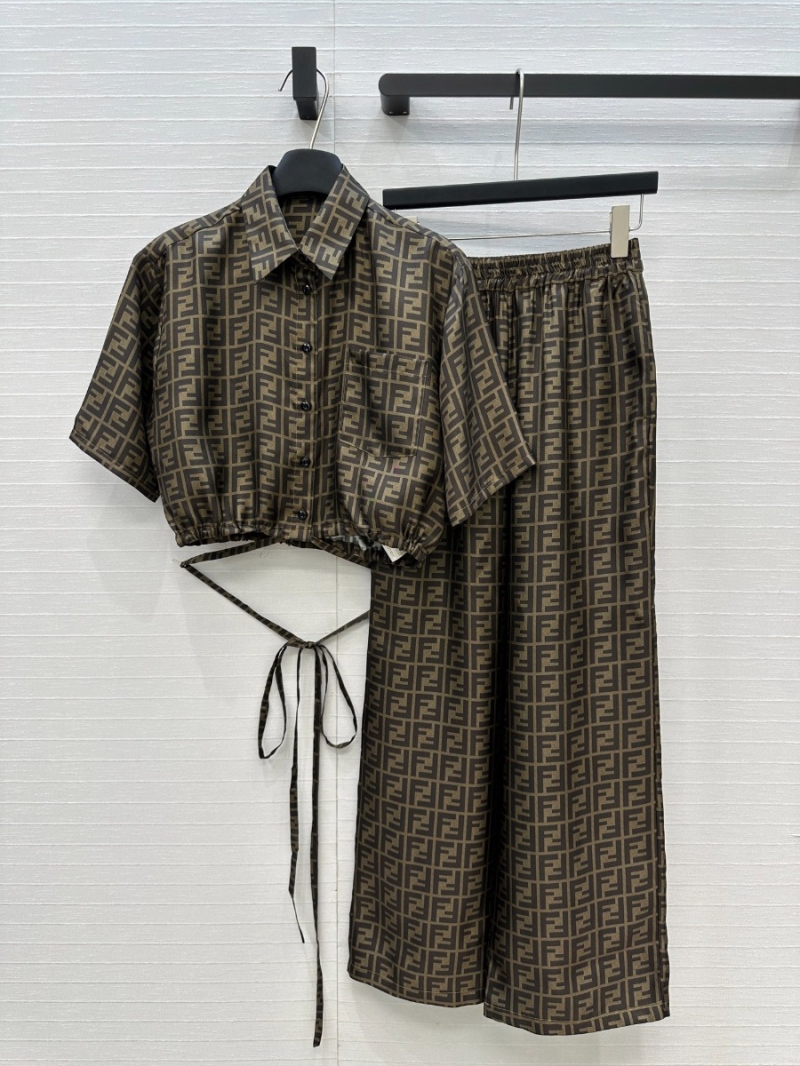 Fendi Exclusive FF Monogram Silk Blouse - Limited Edition