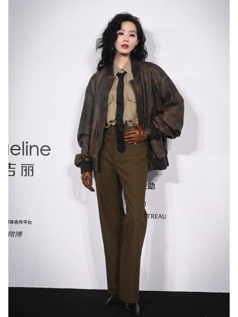 Celine Early Spring 2025 Unisex OS Vintage Distressed Style Imported Lambskin Jacket Limited Edition