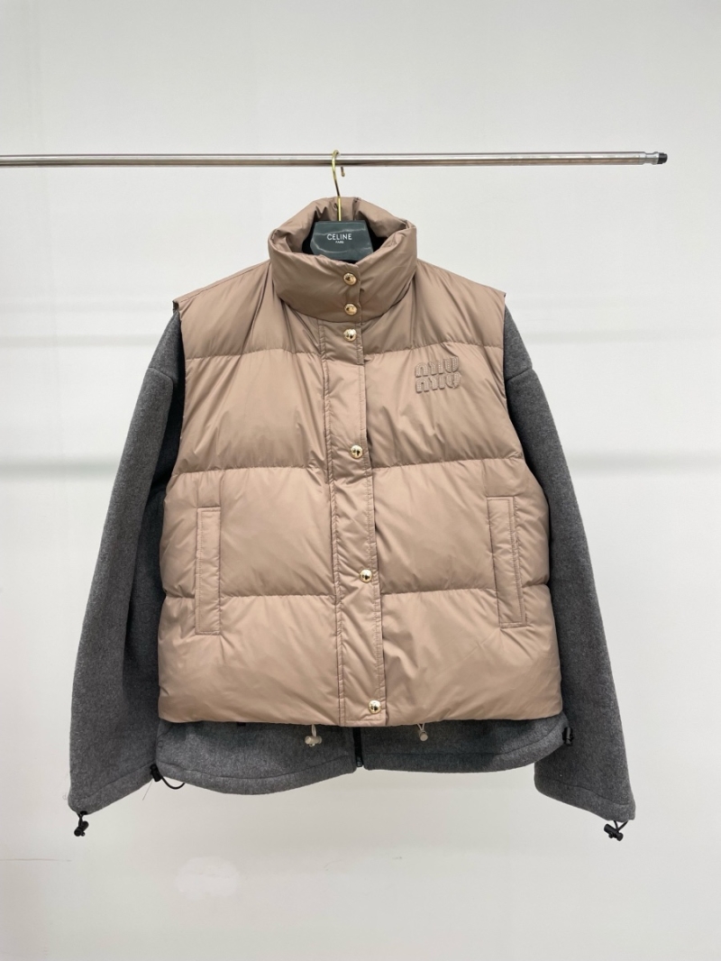 Miu Miu Fall/Winter 2024 Striped Down Vest