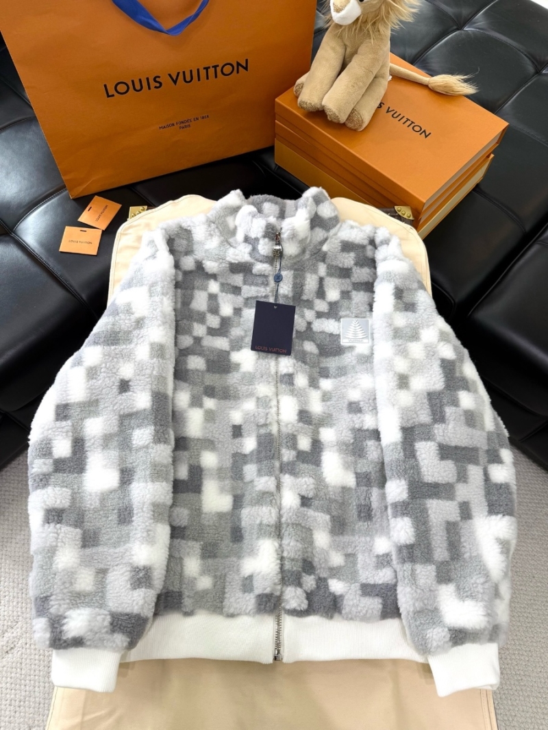 Louis Vuitton LV Unisex Mosaic Ski Series Teddy Jacket Limited Edition