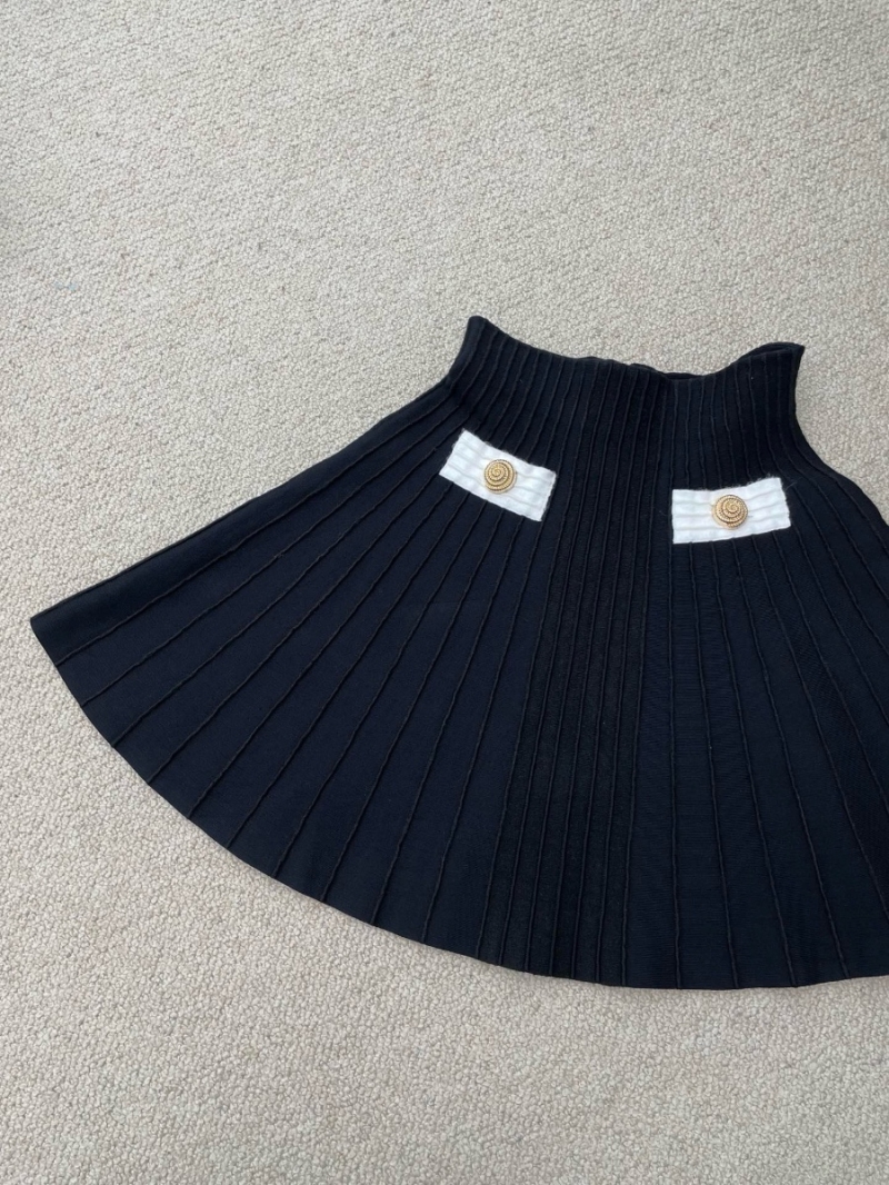 Balmain Luxury  Knit Skirt