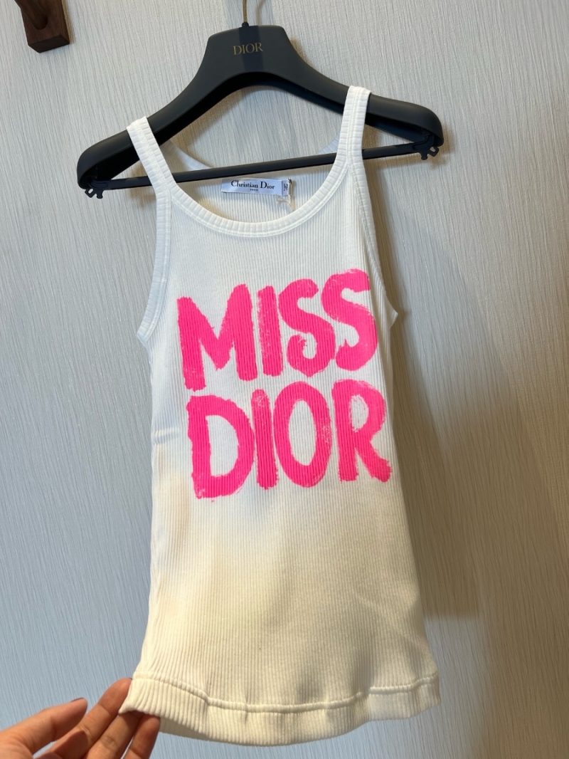 Dior "Miss Dior" Knit Tank Top – Trendy and Versatile