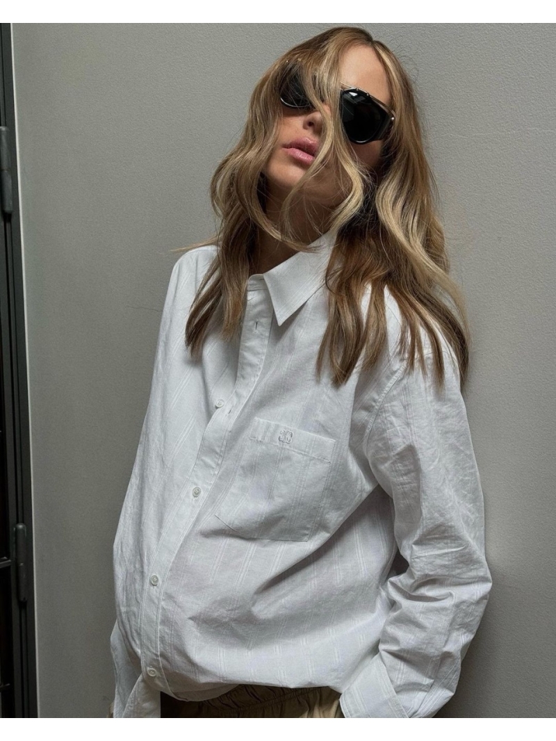 Celine Paris Gauze Striped Linen Shirt – Lightweight and Versatile