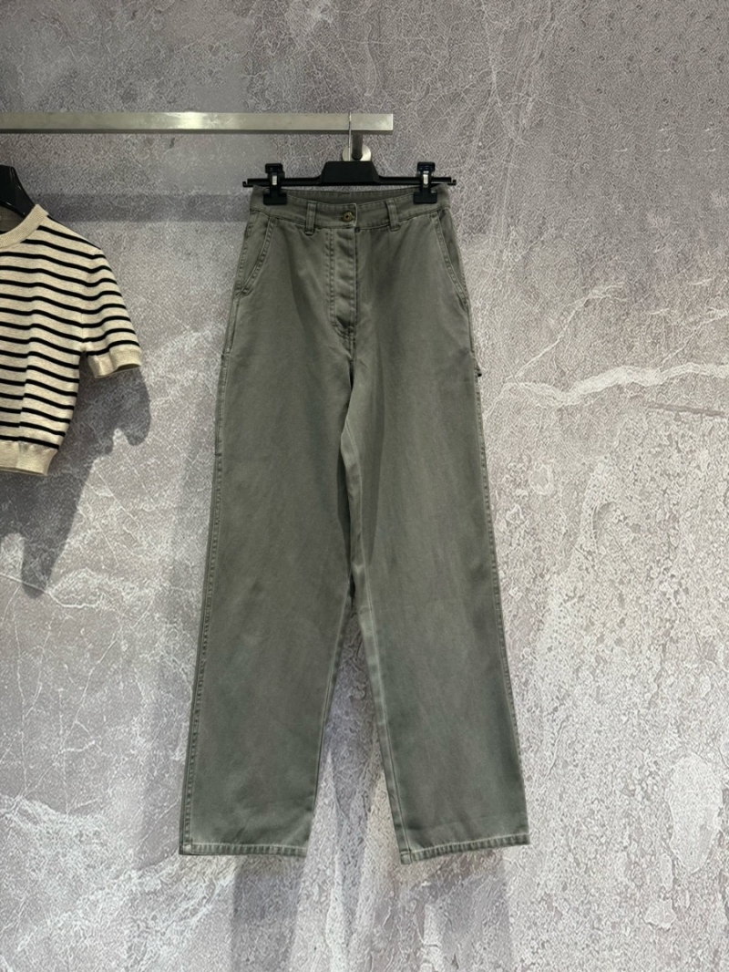 Miu Miu Gray Denim Pants