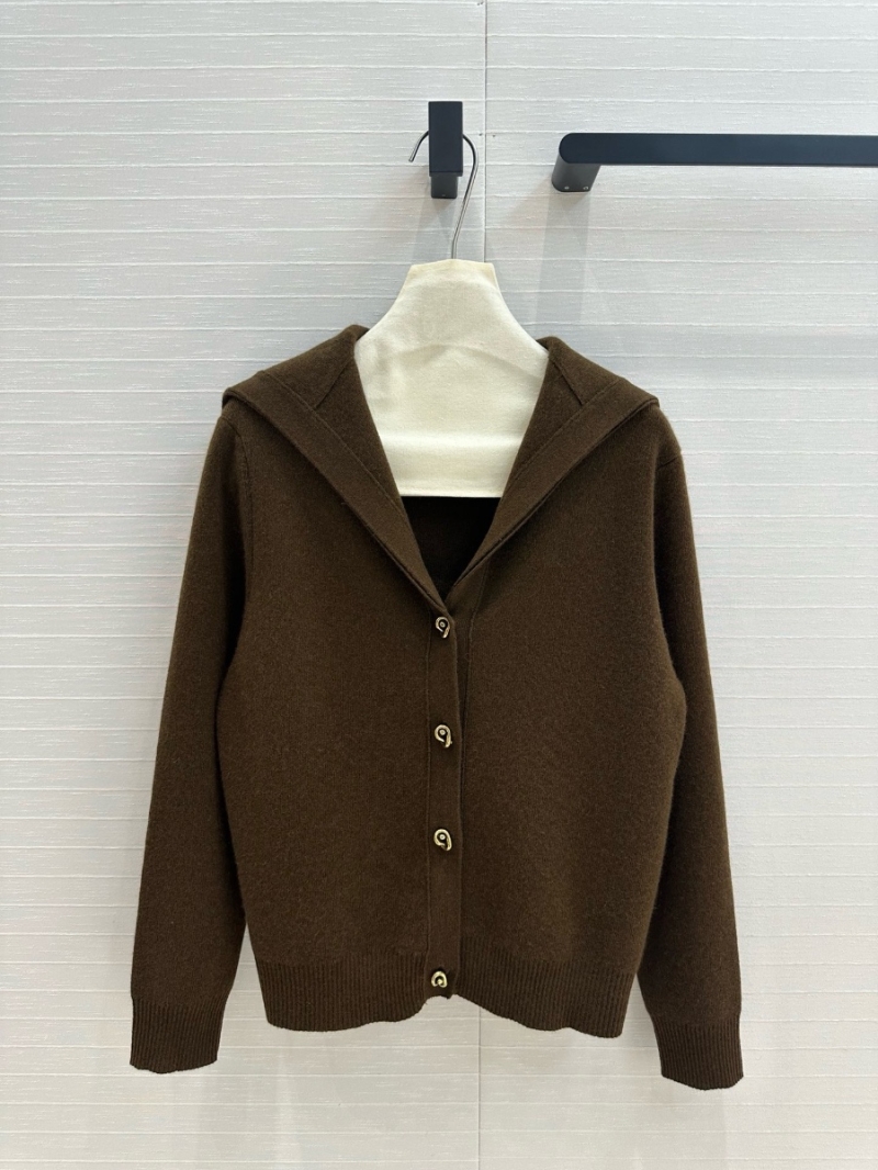 Bottega Veneta BV V-Neck Cashmere Cardigan Toffee