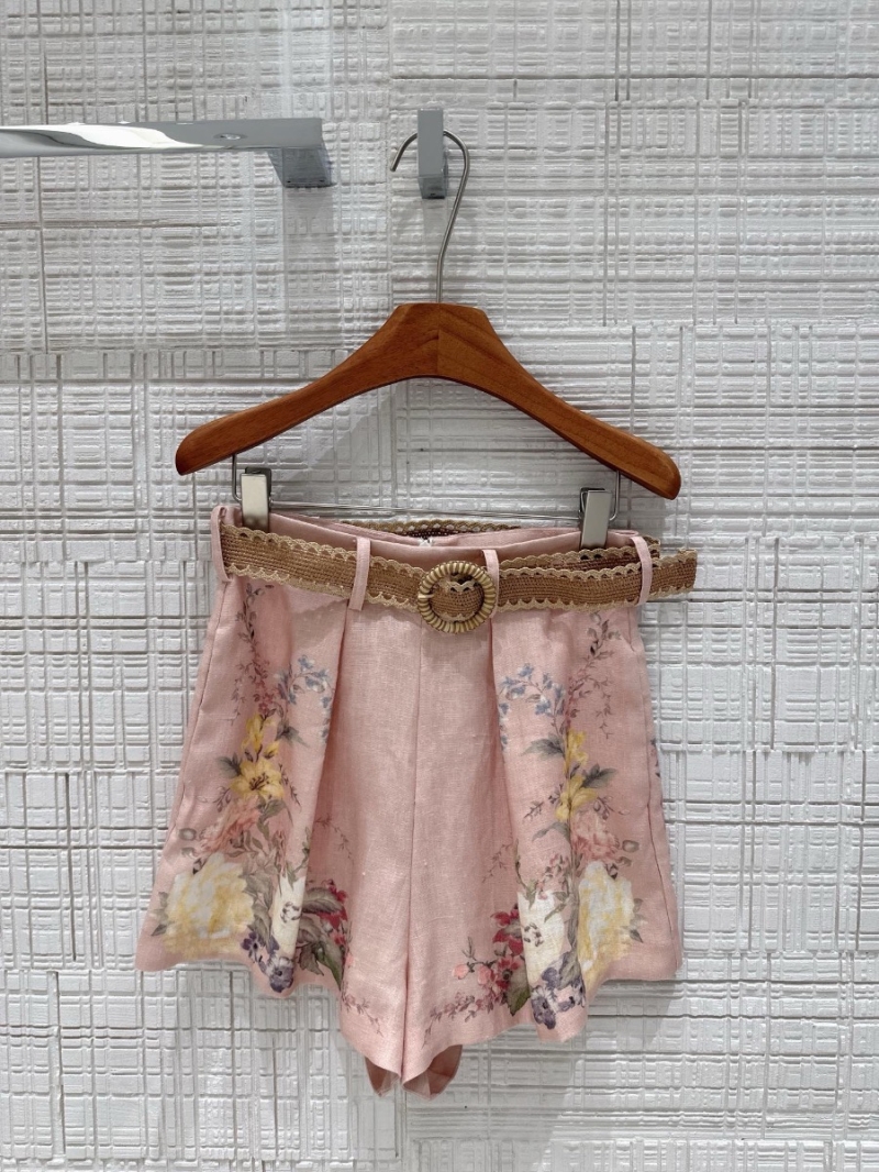 Zimmermann Waverly Tuck Short Pink Floral