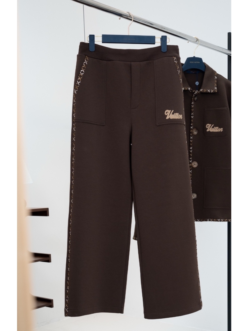 Louis Vuitton LV 2024 AW Embroidered Drawstring Trousers