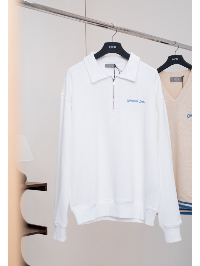 Dior 2024 AW Oversized Half-Zip Collar Sweatshirt
