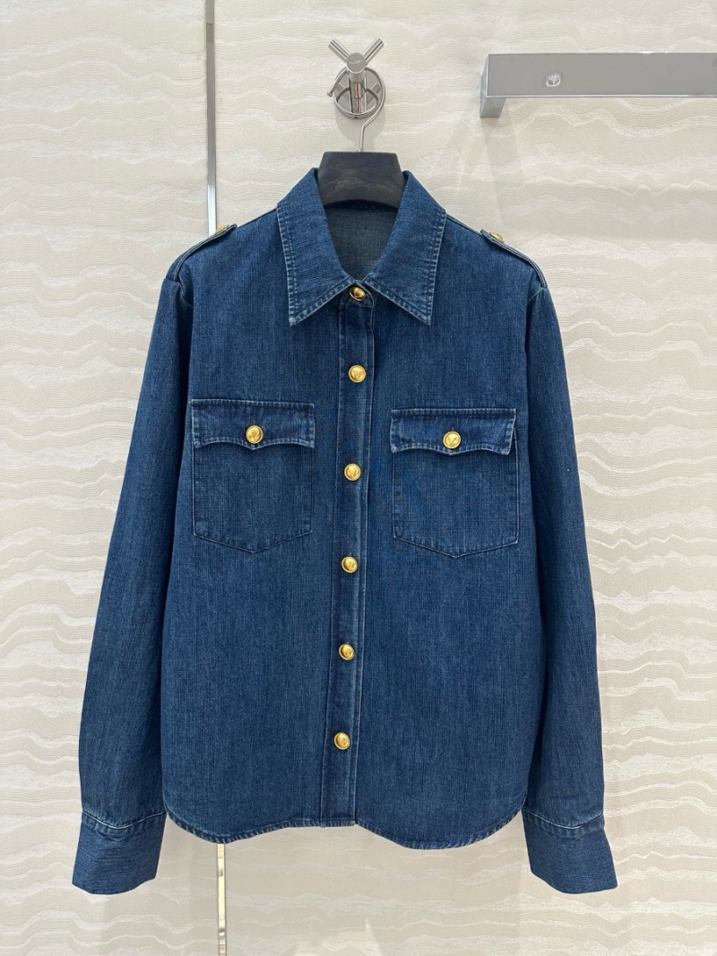 Valentino French Washed Denim Shirt – Effortless Chic