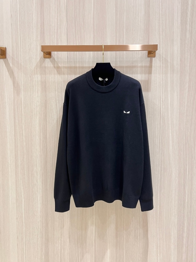 Fendi Monster Wool Sweater – Black