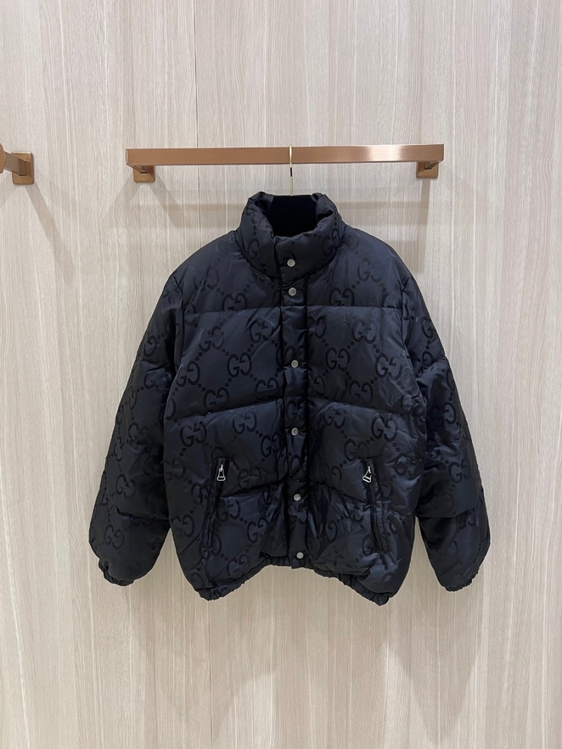 Gucci 2023 Autumn/Winter Jacquard Monogram Down Jacket - Black