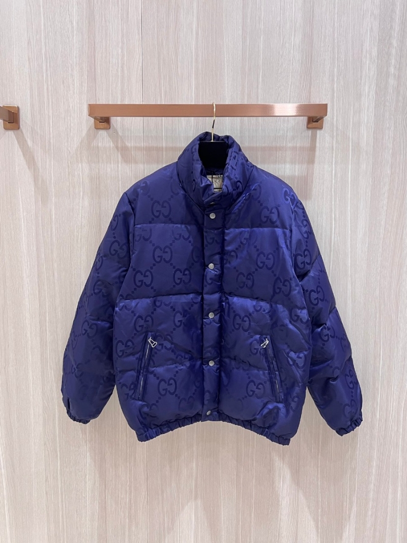 Gucci 2023 Autumn/Winter Jacquard Monogram Down Jacket - Royal Blue