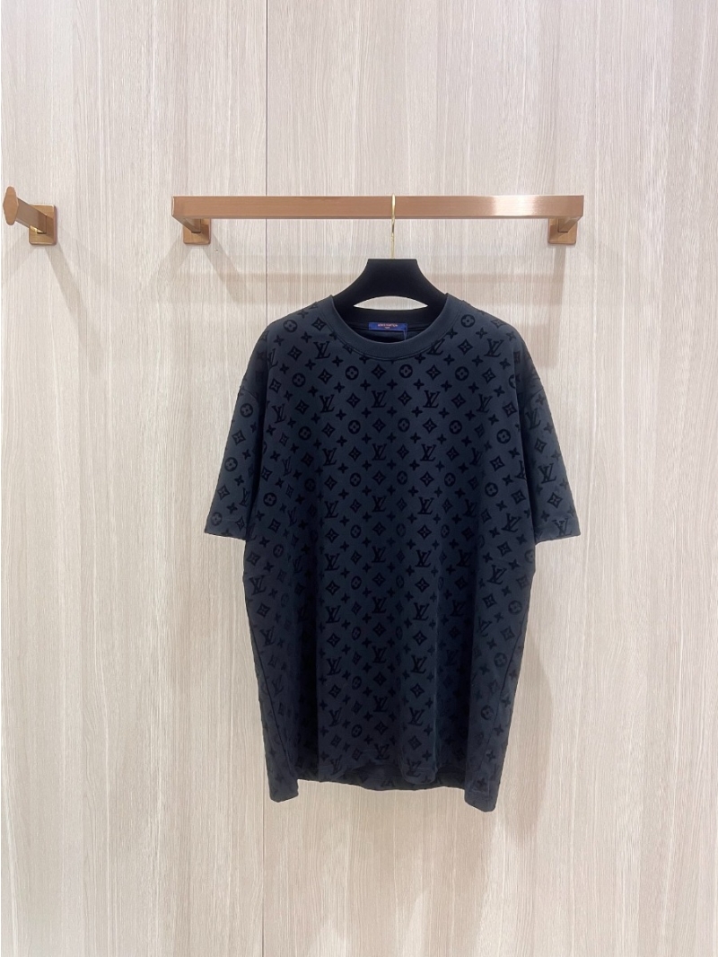 Louis Vuitton Monogram Embossed Short Sleeve T-Shirt