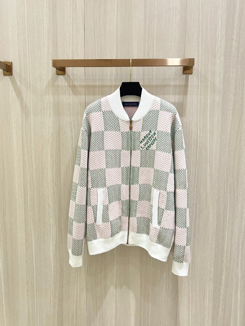 Louis Vuitton Checkerboard Knit Sports Jacket