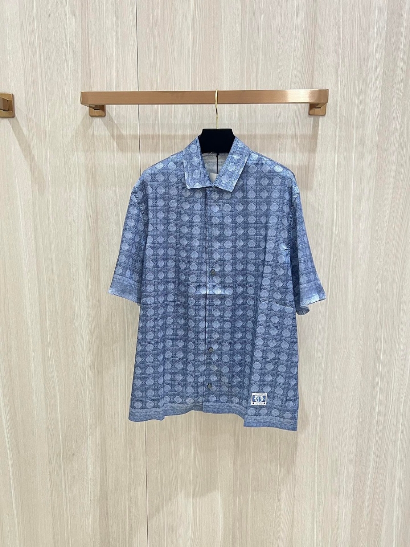 Dior New Arrival. 24SS Spring/Summer Mulberry Silk Set. Blue