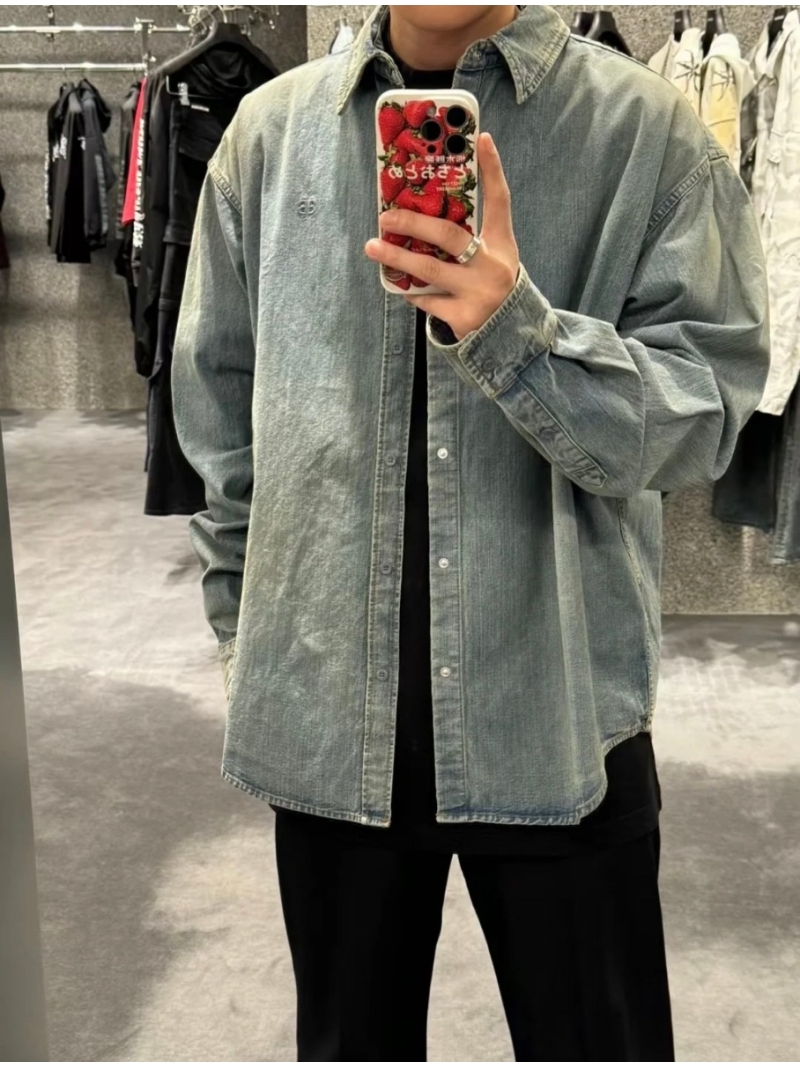Balenciaga Vintage Washed Denim Jacket