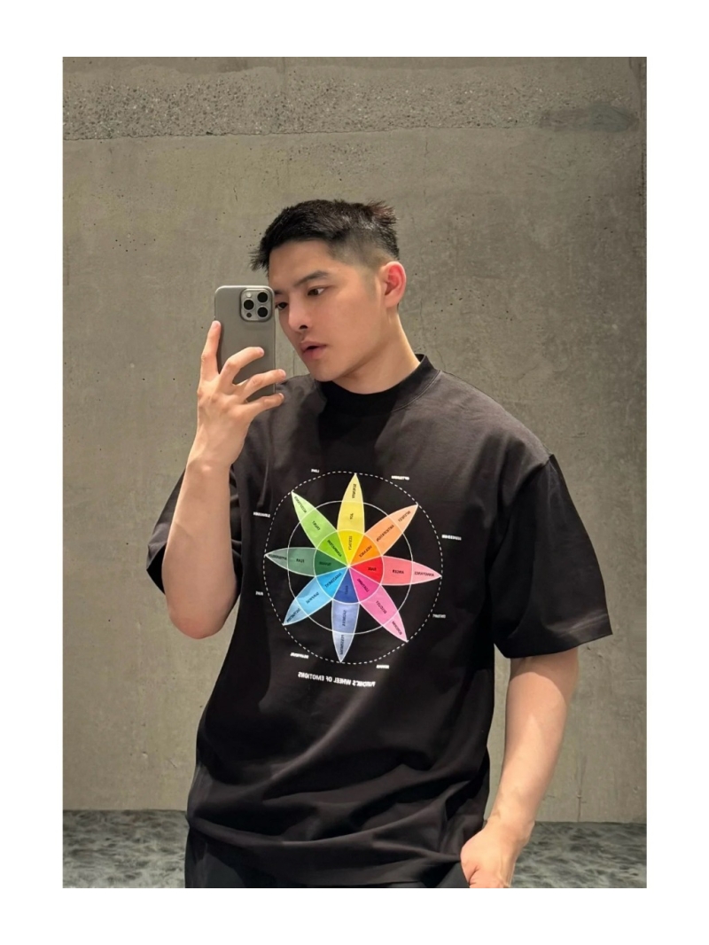 Balenciaga Colorful Compass Short Sleeve