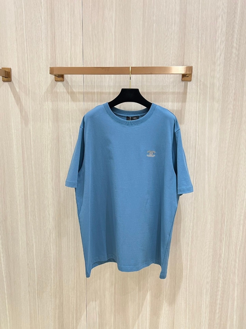 Chanel New Release. Popular Embossed Letter Short Sleeve