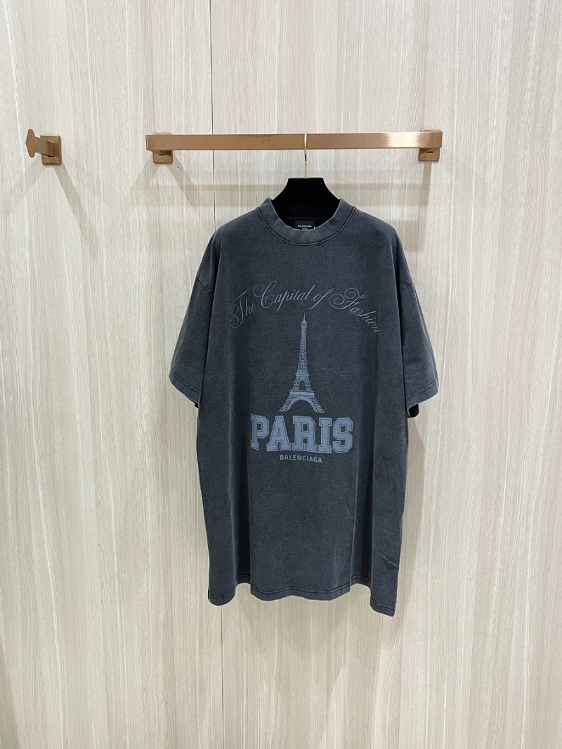 Balenciaga Unisex OS Eiffel Tower Vintage Short-Sleeve T-Shirt