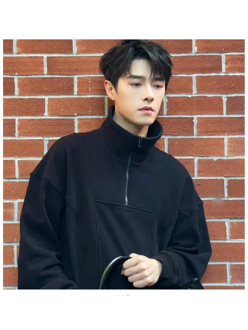 Saint Laurent YSL "Half-Zip" Sweatshirt