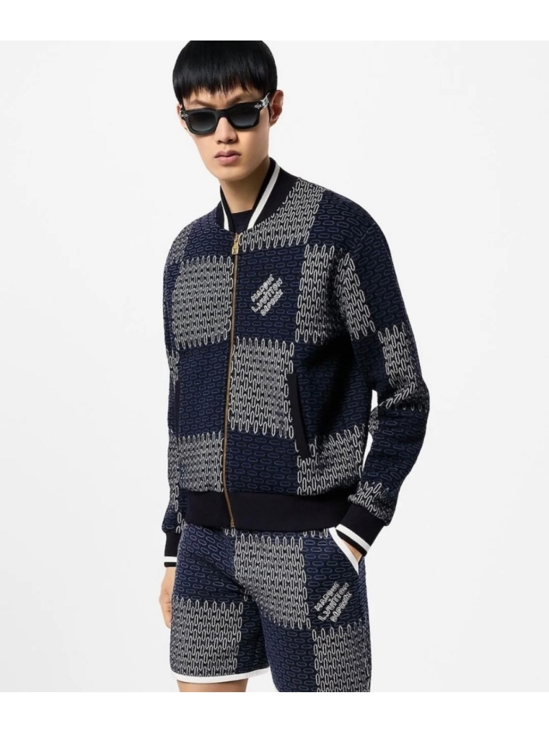 Louis Vuitton LV Chessboard Jacquard Jacket – Navy