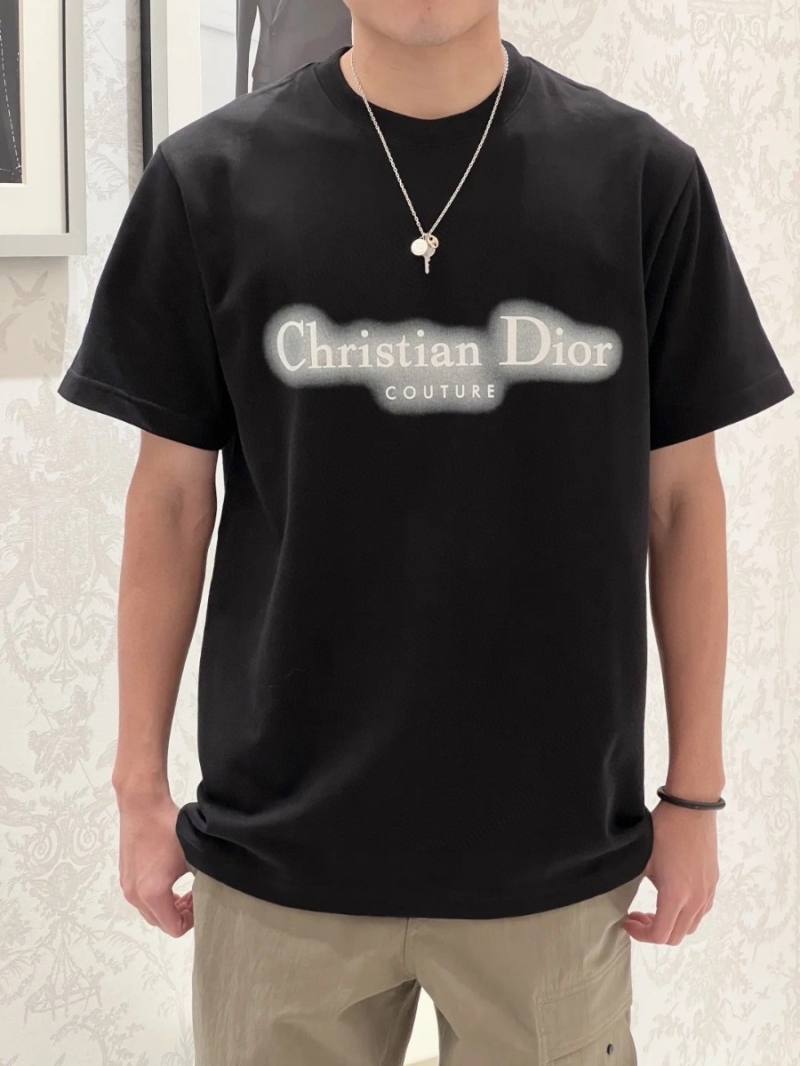 DIOR Fluorescent Lettering T-shirt in Black