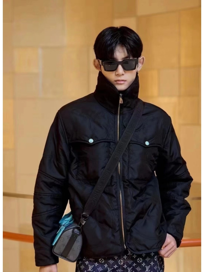 Louis Vuitton LV Quilted Shirt Jacket – Black