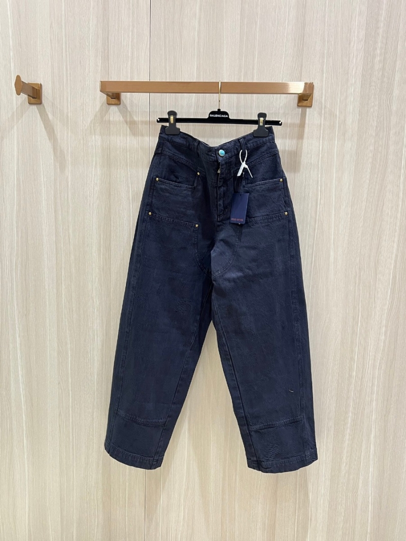 Louis Vuitton LV Damoflage Collection Vintage-Inspired Workwear Jeans - Dark Indigo