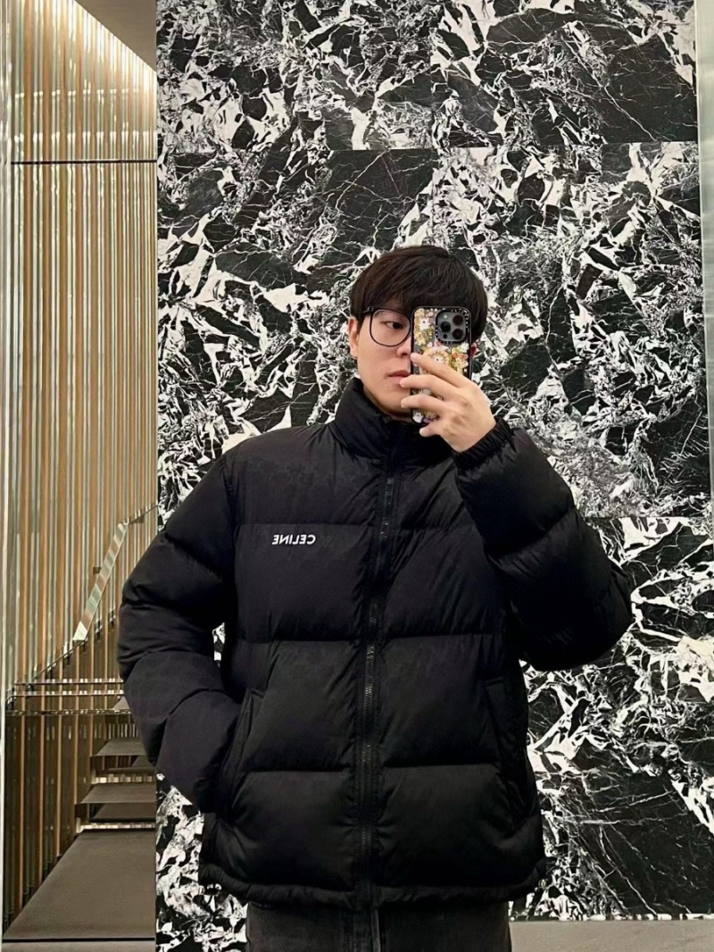 CELINE Dark Pattern Puffer Jacket