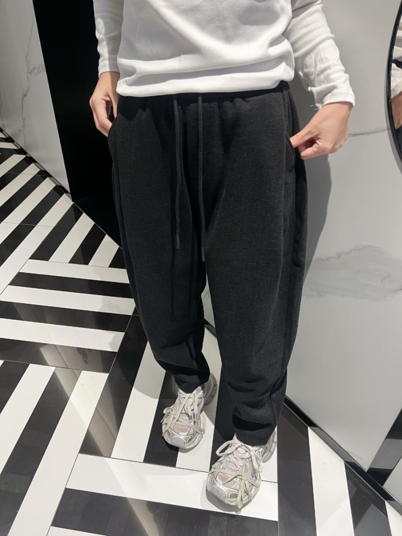 Bottega Veneta BV Fall/Winter Cozy Minimalist Jogger Pants - Black