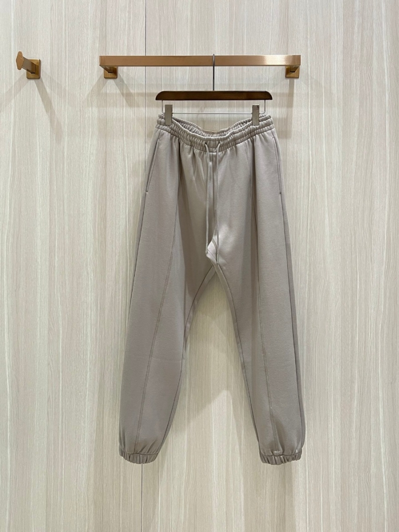 Gucci Embroidered Back Letter Sweatpants – Beige