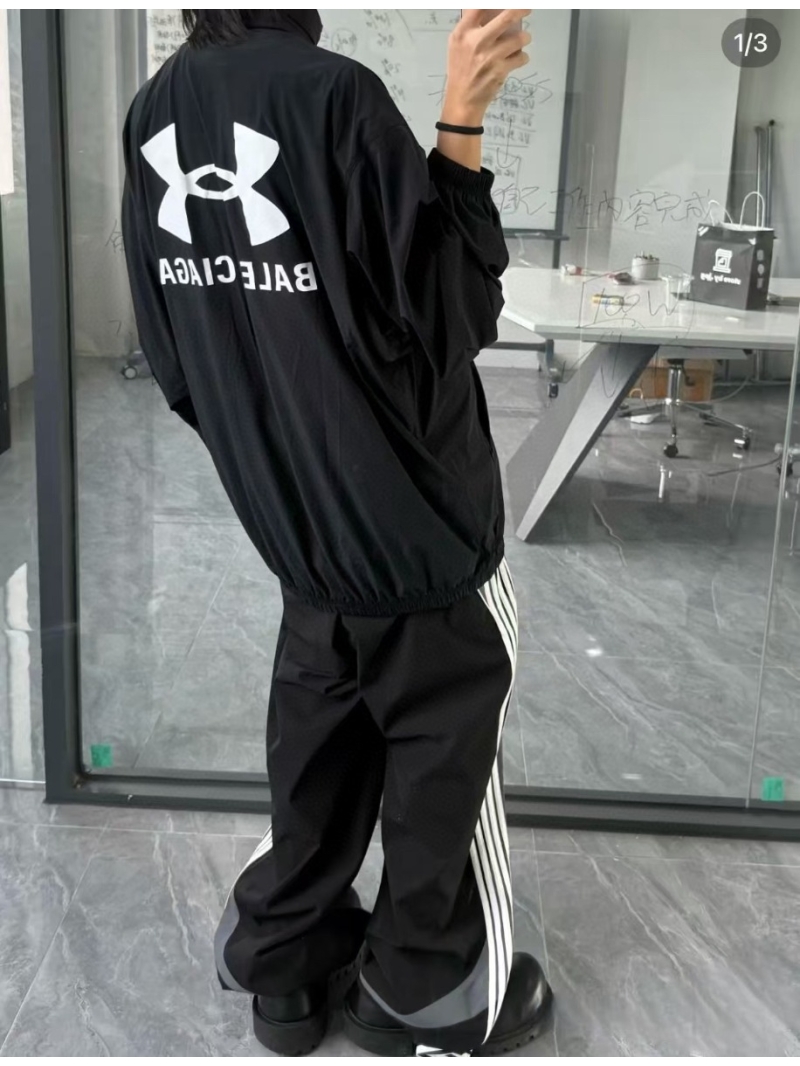 Balenciaga Paris Collaboration Elastic Nylon Jacket