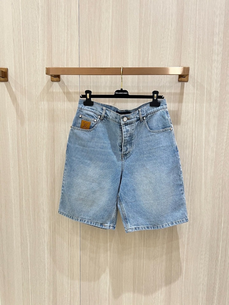 Louis Vuitton LV Light Stitch Denim Shorts in Blue