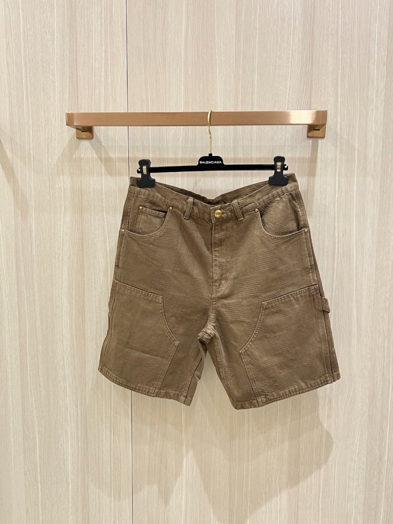 Louis Vuitton LV Western Cowboy Cargo Shorts in Khaki