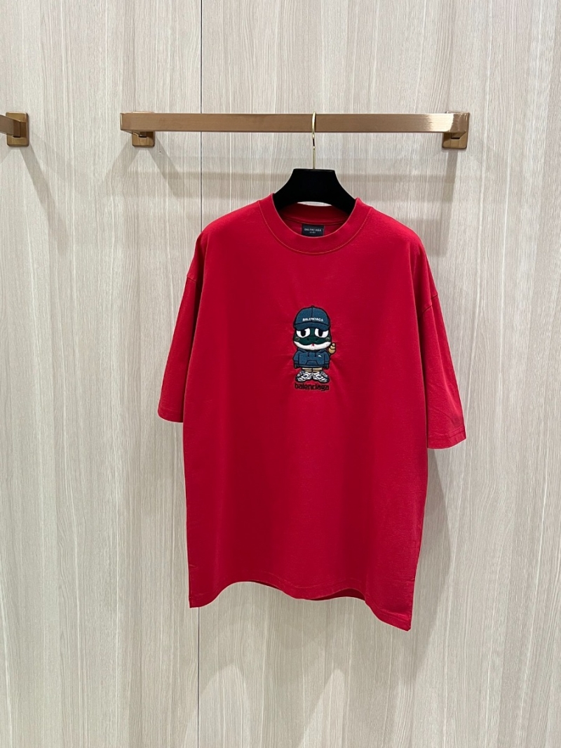 Balenciaga 25SS Year-of-the-Snake Limited Edition T-Shirt. Red