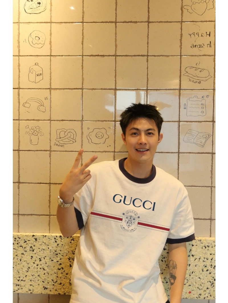 Gucci Heritage Contrast Timeless T-Shirt White