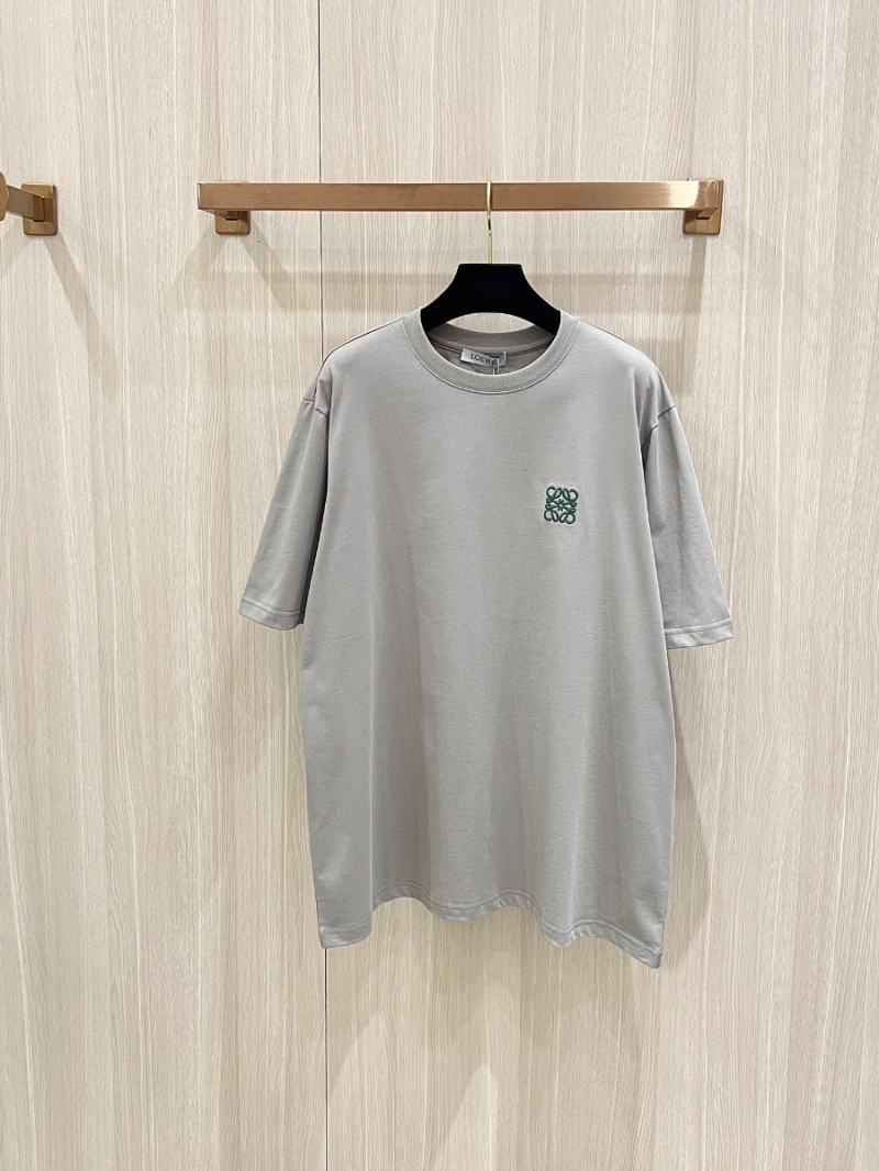 LOEWE Scenic Oil Painting Short Sleeve T-Shirt - Beige Landscape Print