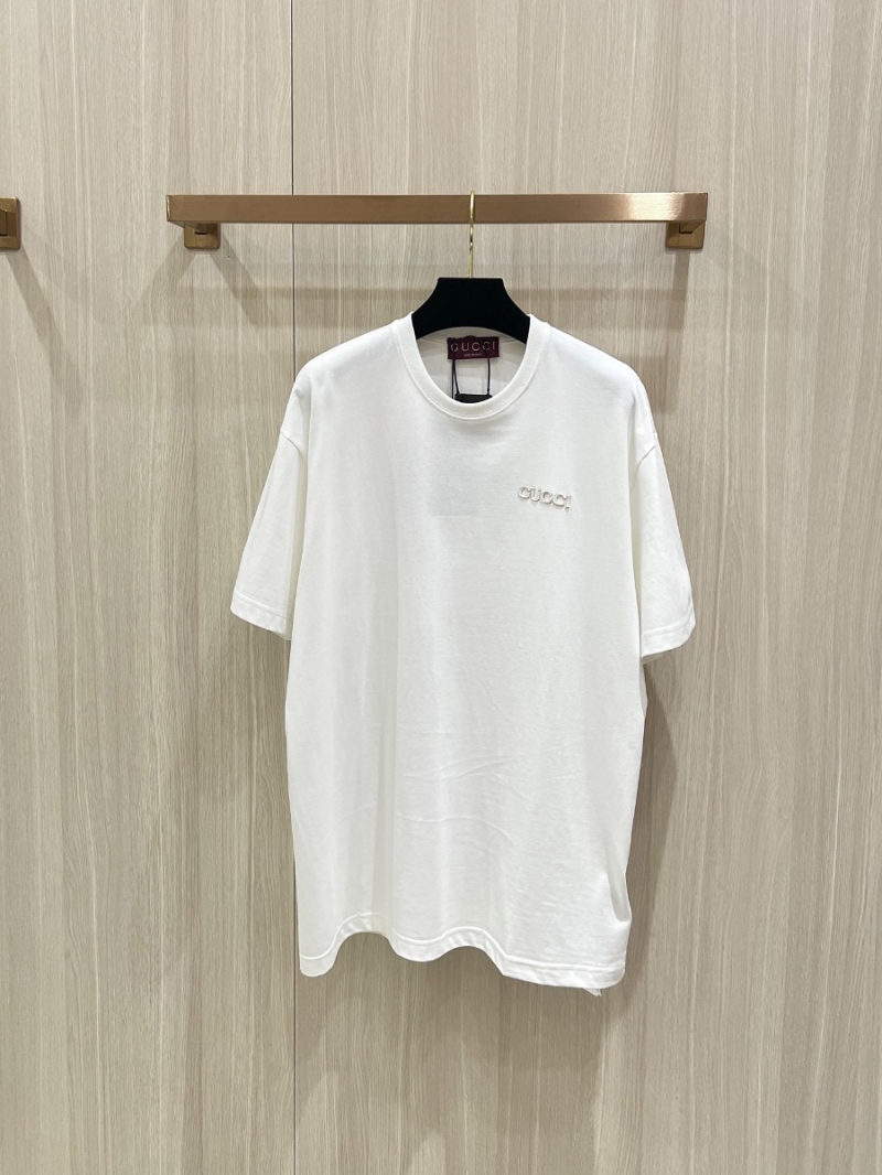 Gucci 2025FW Refined Embroidered T-Shirt White