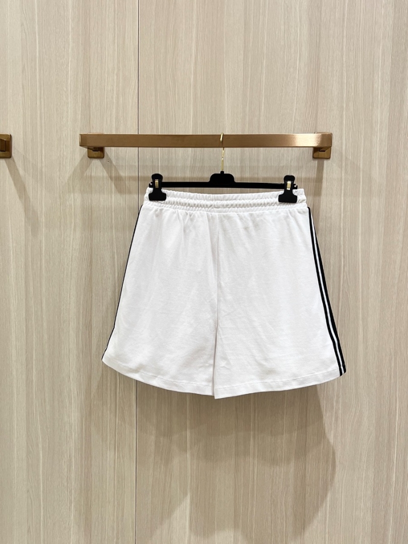 Celine Classic Relaxed Logo Shorts in White