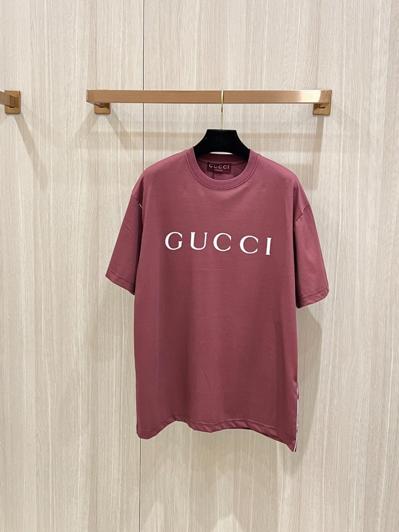 Gucci Signature Bold Logo T-Shirt Mauve