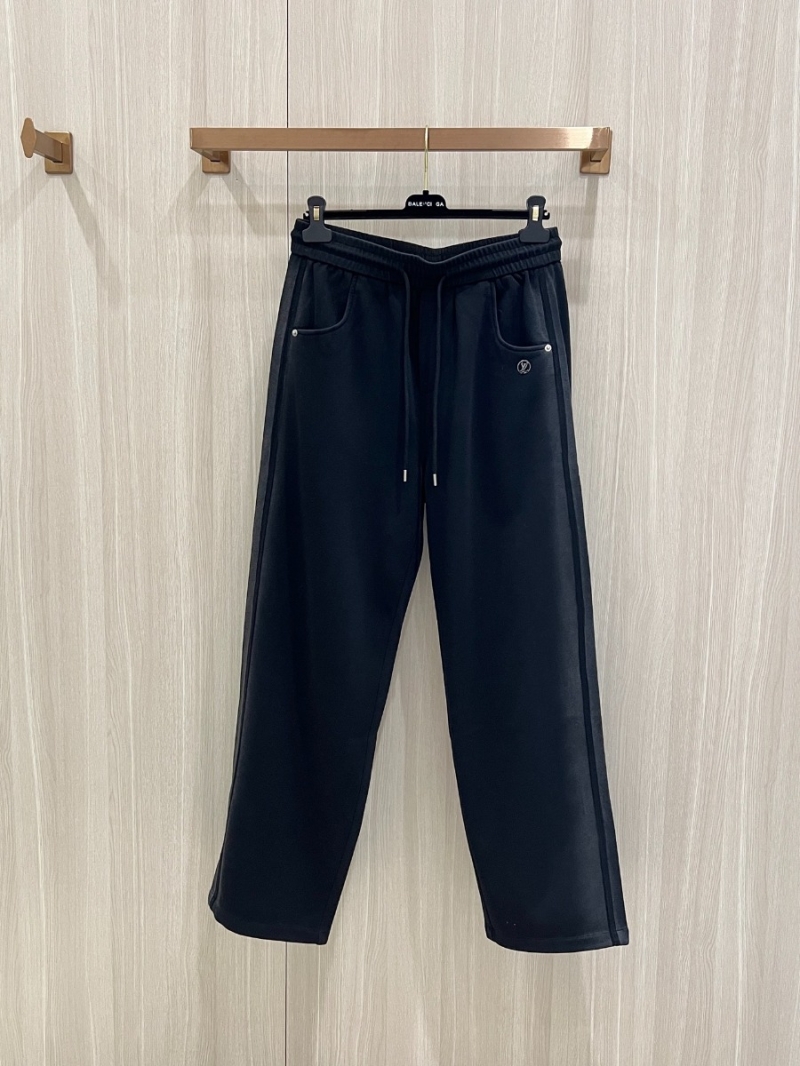 Louis Vuitton LV Vintage-Edge Versatile Track Pants Black