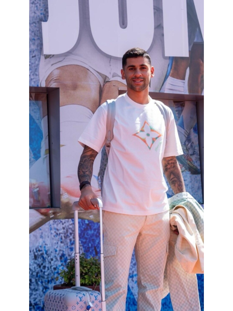 Louis Vuitton LV New Release Vibrant Monogram T-Shirt White