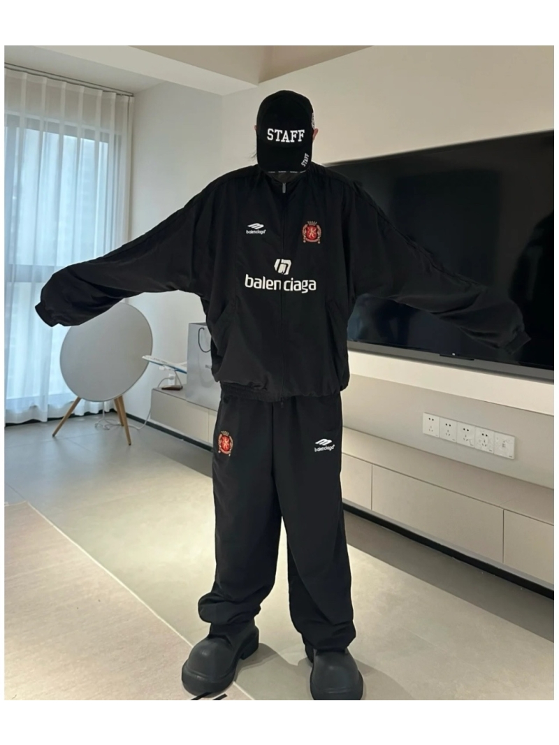 Balenciaga x Manchester Limited Edition Unisex Windbreaker Jacket & Joggers