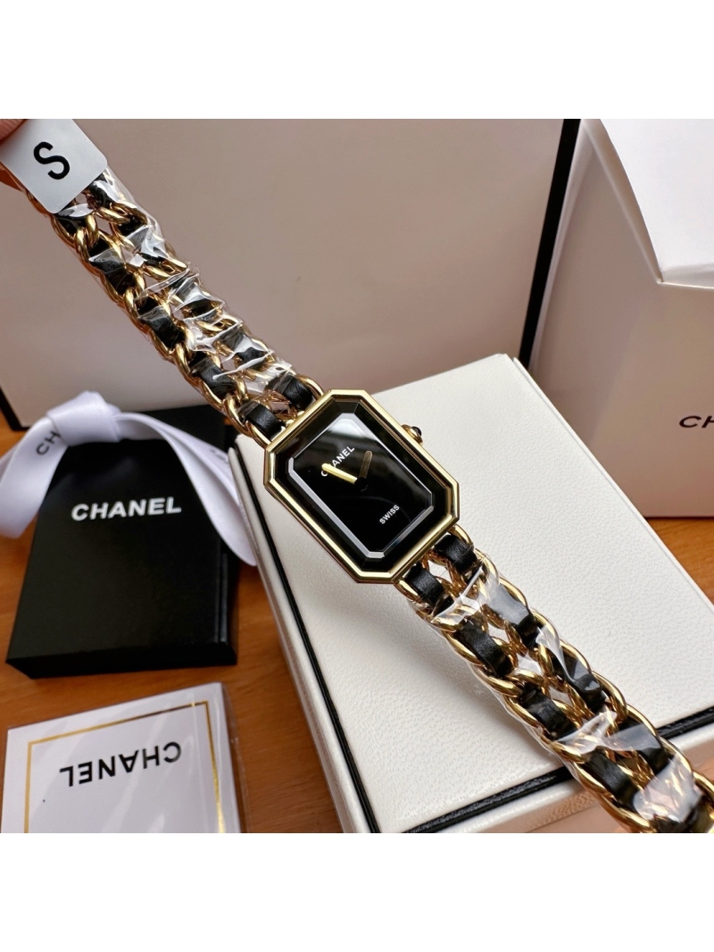 Chanel Premiere Rock Iconic Chain Watch H6951 Steel coated with yellow gold (0.1 micron)