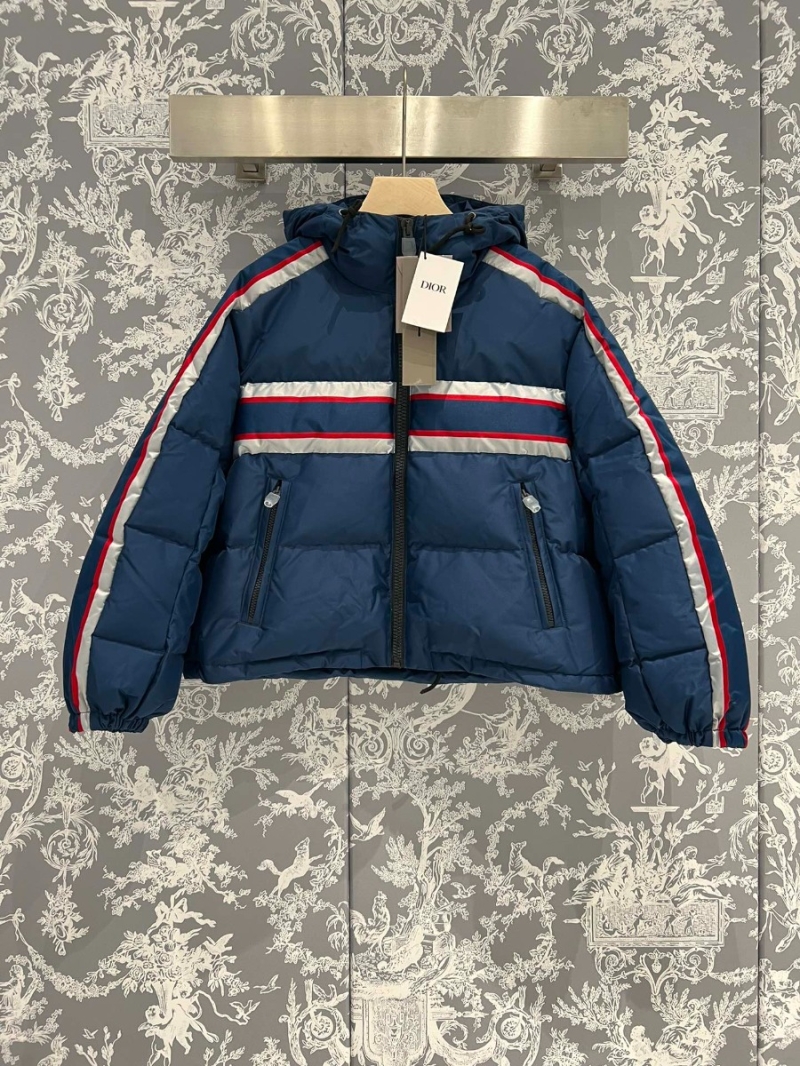 Dior CD Alpine Series Short Down Jacket for Autumn-Winter. Navy