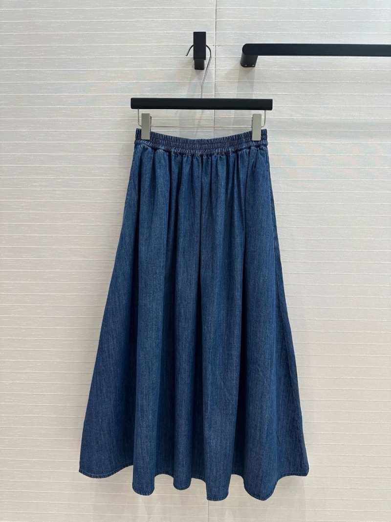 Dior Spring/Summer 2025 Resort Collection Denim Midi Skirt
